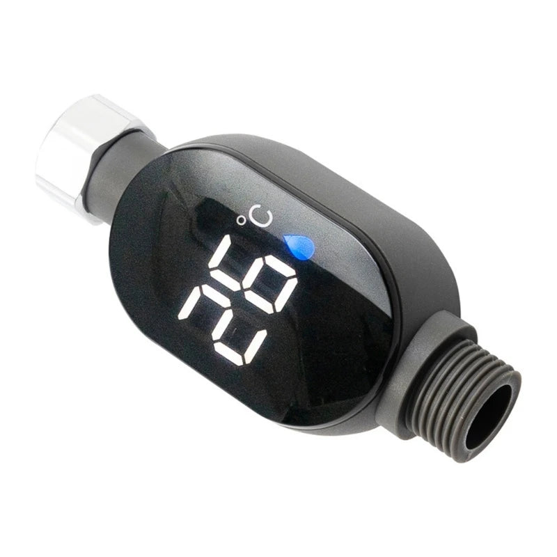 Shower temperature gauge