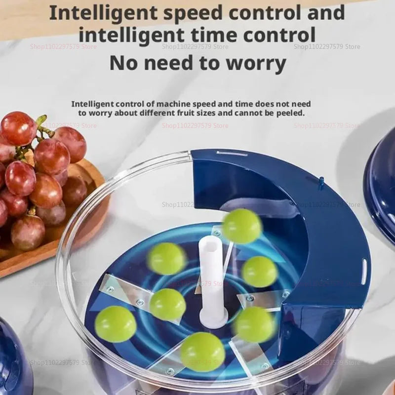 Automatic fruit peeling machine