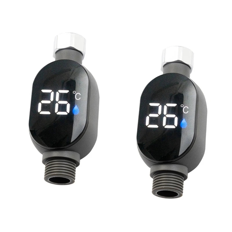 Shower temperature gauge