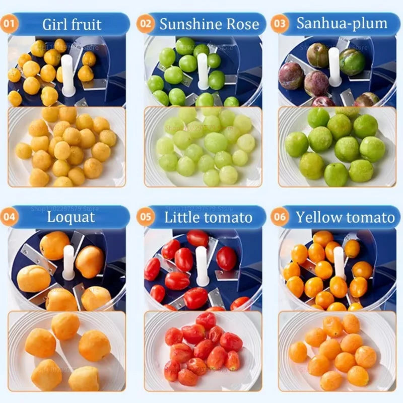 Automatic fruit peeling machine