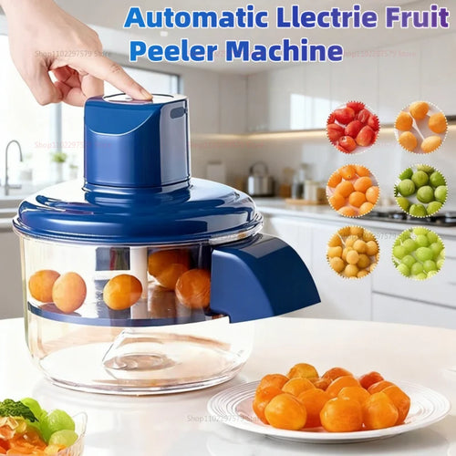 Automatic fruit peeling machine