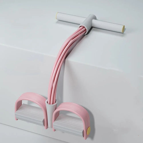 Elastic rope for home exercises