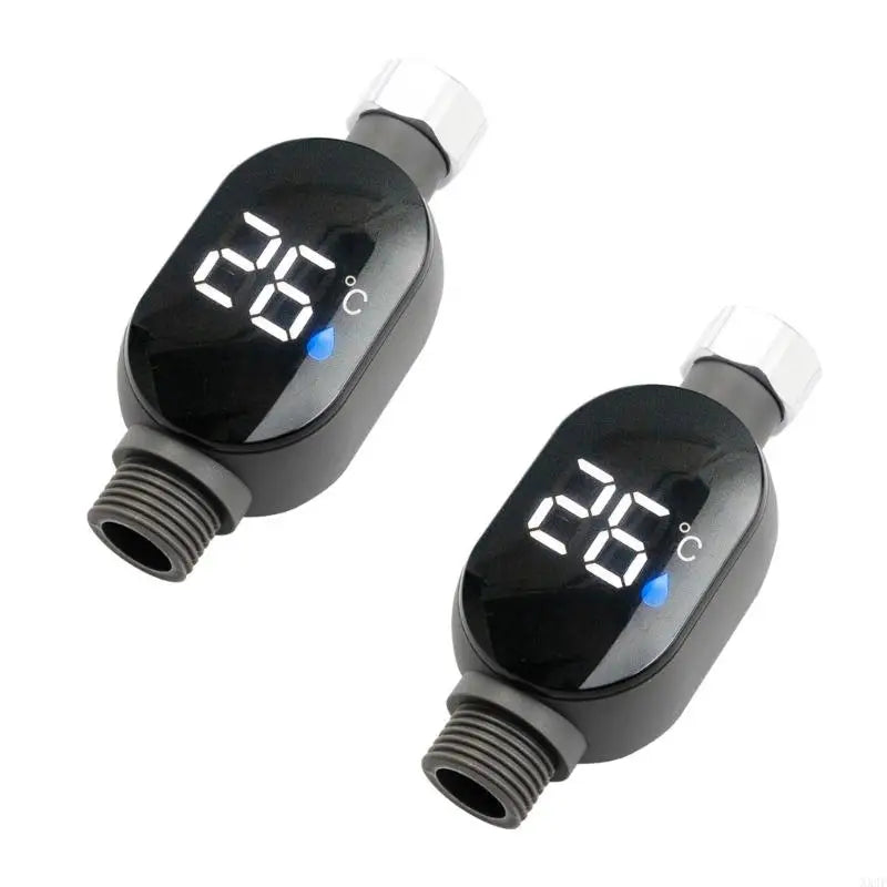 Shower temperature gauge